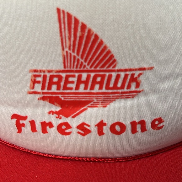 Vintage Firestone Firehawk Snap Back Trucker Hat/Cap OS - Picture 10 of 10